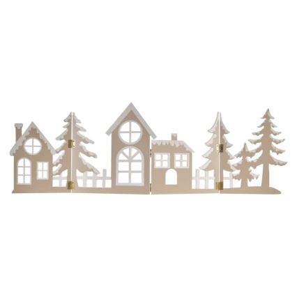 LED-joulukoriste 40xLED/2xAA lämmin valkoinen kaupunki