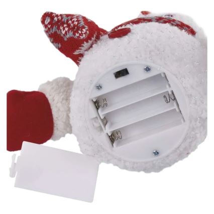 LED Joulukoriste 4xLED/3xAAA lumiukko