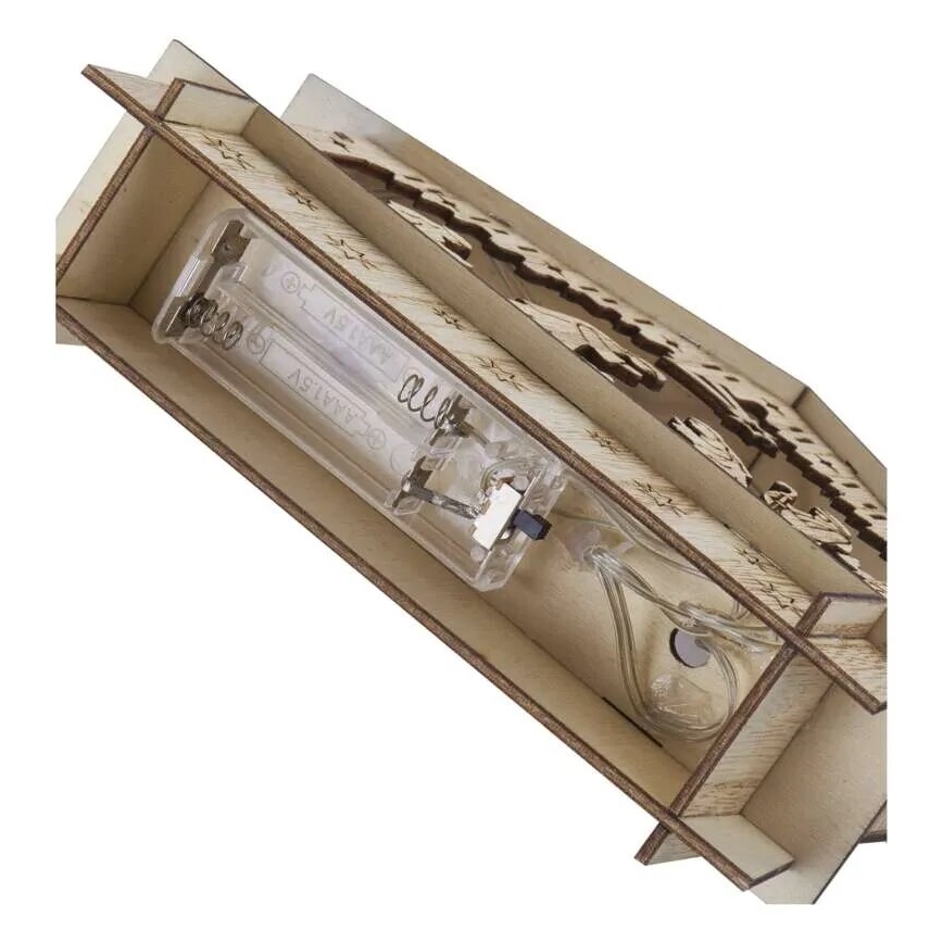 LED-joulukoriste 6xLED/2xAA seimi