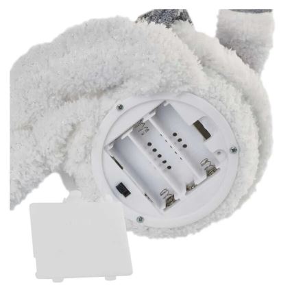 LED Joulukoriste 6xLED/3xAA lumiukko