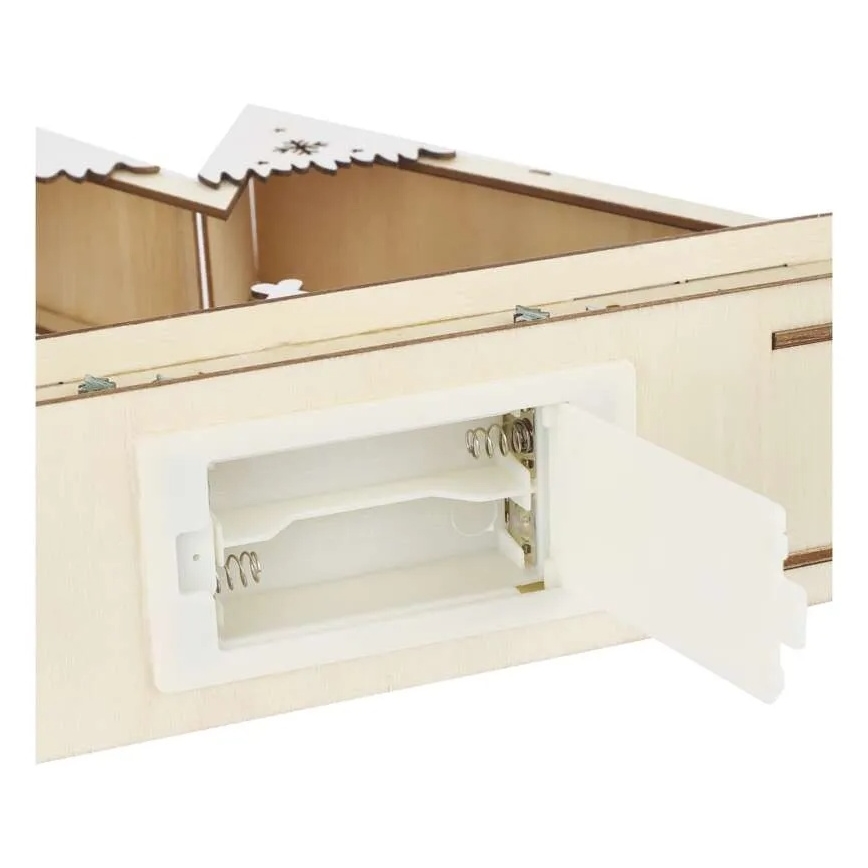 LED-joulukoriste LED/0,6W/2xAA joulumaisema