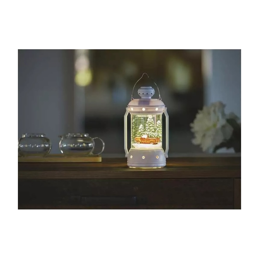 LED-joulukoriste LED/3xAA lyhty