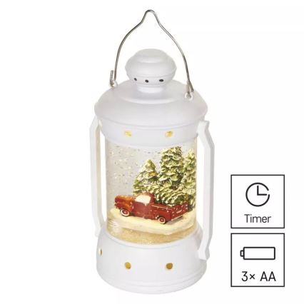 LED-joulukoriste LED/3xAA lyhty