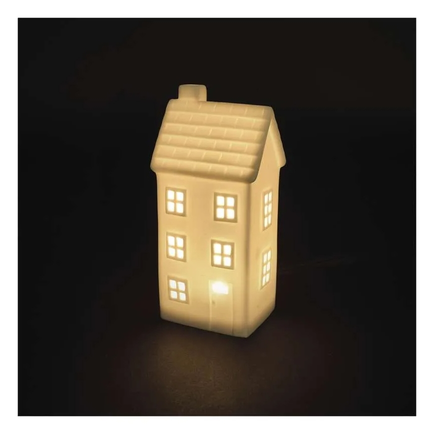 LED joulukoriste LED/CR2032 talo