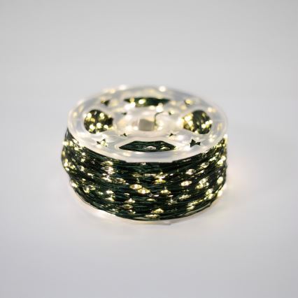 LED-ulkokäyttöinen jouluvalosarja 1500 LEDiä / 230 V, 8 toimintoa, 153 m, IP44, lämmin valkoinen + kaukosäädin