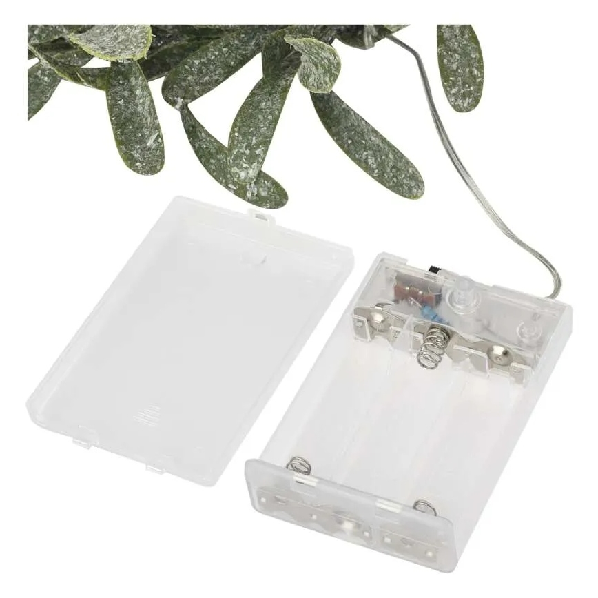 LED-joulukranssi 25xLED/3xAA, halkaisija 35 cm