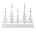 LED-joulukynttilänjalka LED/2xAA valkoinen
