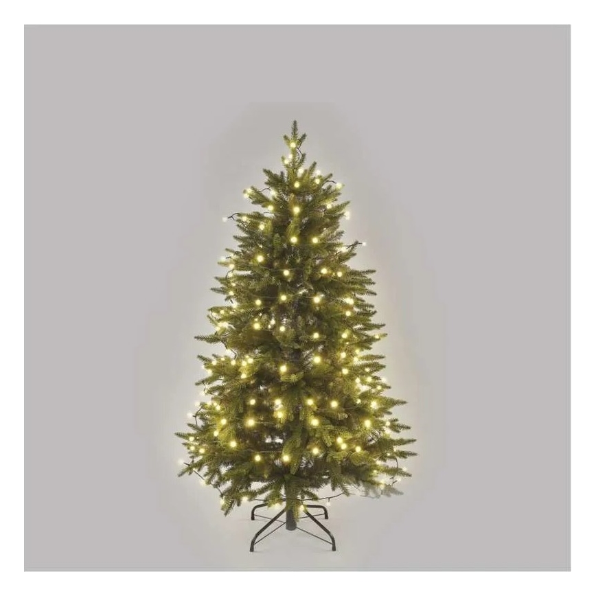 LED-jouluvaloketju 200 LED / 8 toimintoa 20 m IP44 lämmin valkoinen