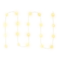 LED-jouluvaloketju 20xLED/2xAA 2,3 m lämmin valkoinen