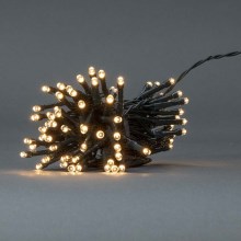 LED Jouluvaloketju ulkokäyttöön 48xLED/7 toimintoa/3xAA 4,1m IP44 lämmin valkoinen