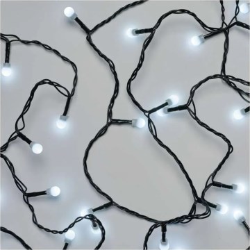 LED-jouluvalosarja 200 LEDiä/8 toimintoa 20 m IP44 kylmä valkoinen
