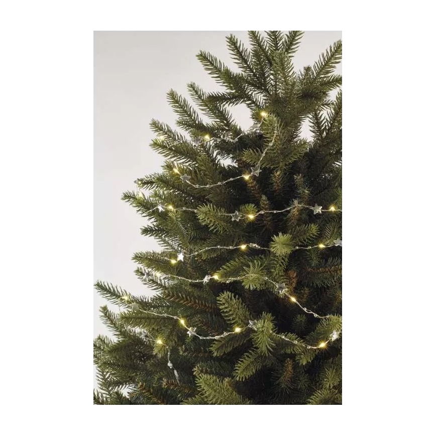 LED-jouluvalosarja 20xLED/2xAA 2,2 m lämmin valkoinen