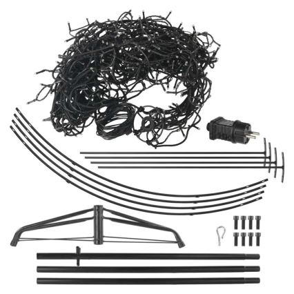 LED-jouluvalosarja, 480 LEDiä, 230 V, IP44, 180 cm