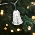 LED-jouluvalosarja ulkokäyttöön 20xLED/2xAA 2,2 m IP44 moniväriset kellot