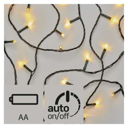 LED jouluvalot ulos 120xLED 8,9m IP44 lämmin valkoinen