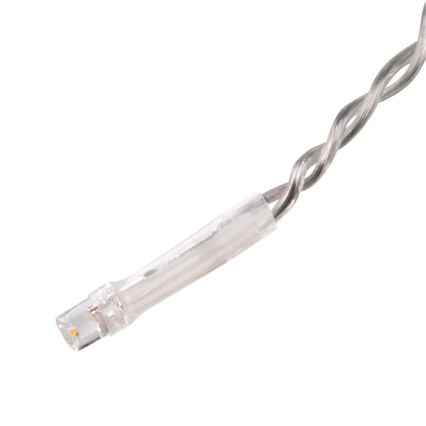 LED-jouluvaloverho ESTELLA 47xLED/8 toimintoa 3,5 m lämmin valkoinen
