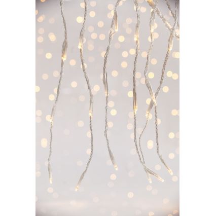 LED Jouluverho ulos CURTAIN 360xLED/3,6W/230V 2x2 m IP44 lämpimänvalkoinen