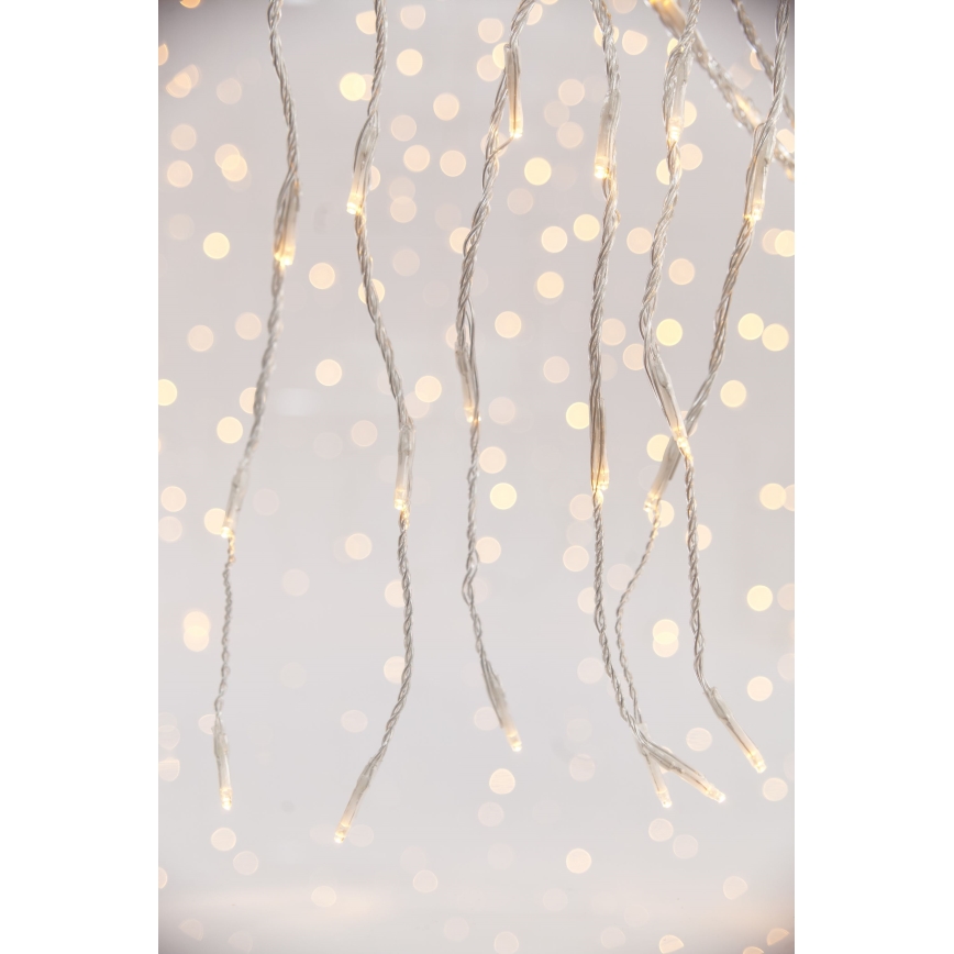 LED Jouluverho ulos CURTAIN 360xLED/3,6W/230V 2x2 m IP44 lämpimänvalkoinen