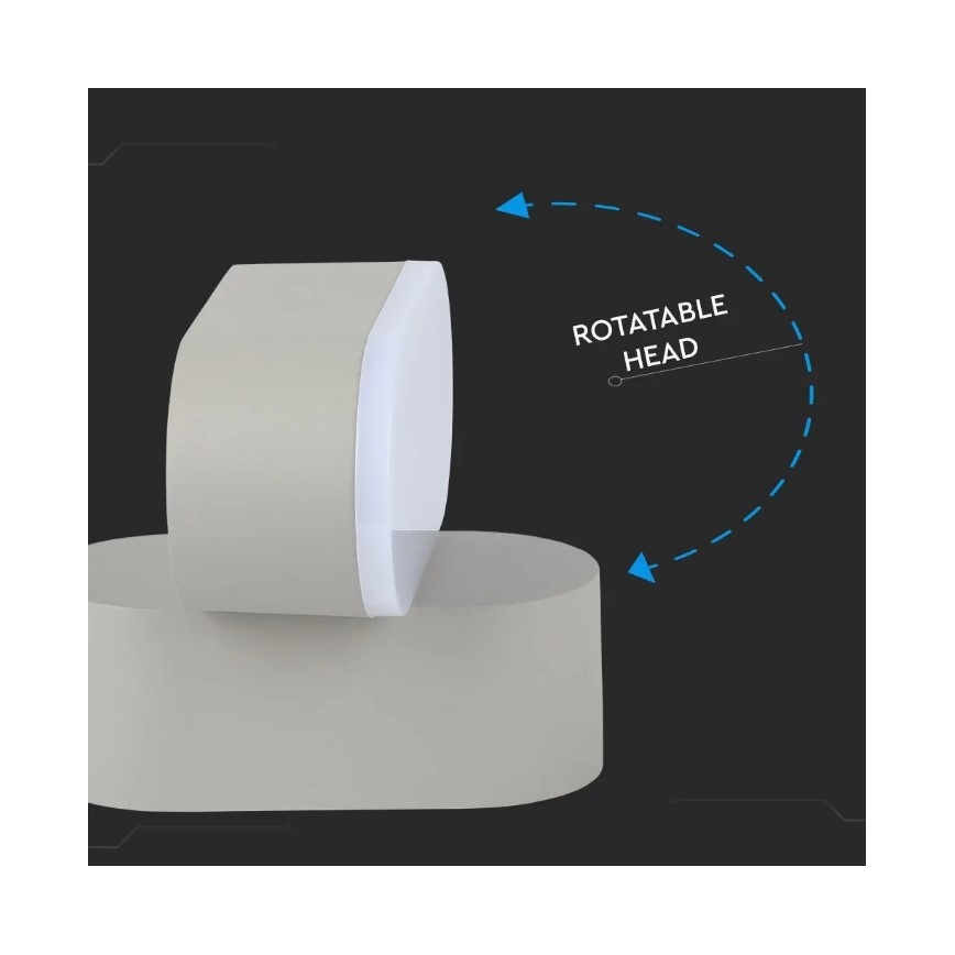 LED Joustava ulkoseinävalaisin LED/5W/230V IP65