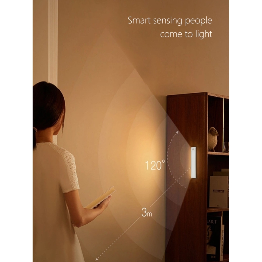 LED-kaapin alavalaisin CABINET-4 PIR-anturin kanssa LED/1,5W/230V 1100mAh 4000K