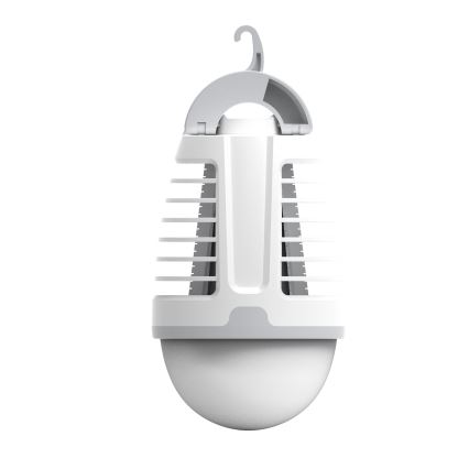 LED Kannettava ladattava hyttysansa LED/5W/1800 mAh IPX4 valkoinen/harmaa