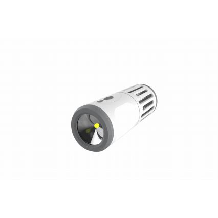 LED Kannettava ladattava hyttysansa LED/6W/1800 mAh IPX4 valkoinen/harmaa