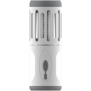 LED Kannettava ladattava hyttysansa LED/6W/1800 mAh IPX4 valkoinen/harmaa