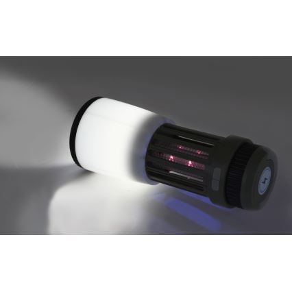 LED Kannettava ladattava lamppu hyönteisansalla LED/2W/1800mAh/3xAAA IPX4 vihreä