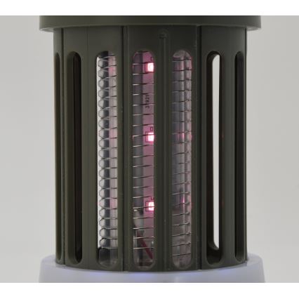 LED Kannettava ladattava lamppu hyönteisansalla LED/2W/1800mAh/3xAAA IPX4 vihreä