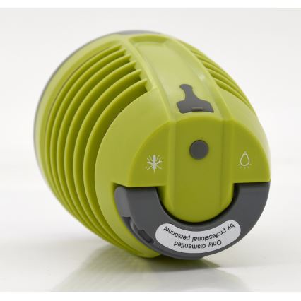 LED Kannettava ladattava lamppu hyönteisansalla LED/2W/3,7V 1800 mAh IPX4 vihreä