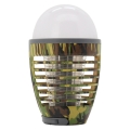 LED Kannettava ladattava lamppu, jossa hyönteisloukku LED/2W/3,7V IPX4 camouflage
