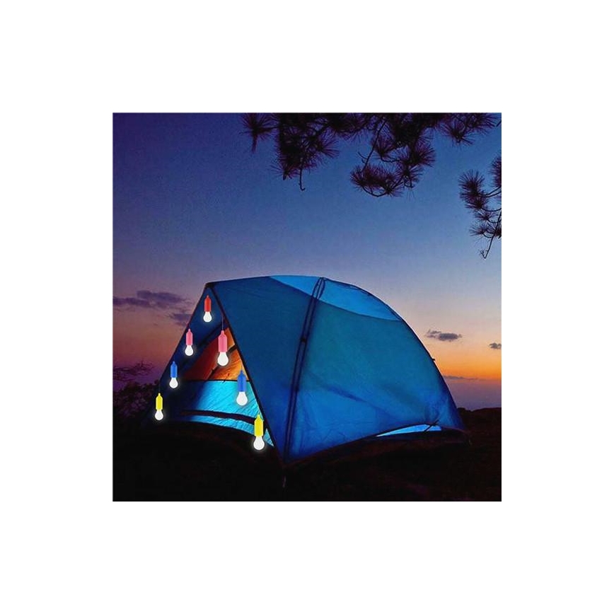 LED Kannettava lamppu LED/1W/3xAAA vihreä