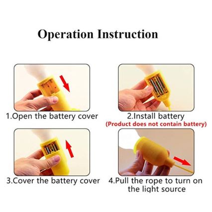 LED Kannettava lamppu LED/1W/3xAAA vihreä