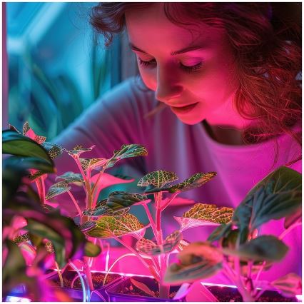 LED Kasvipolttimo PLANTY E27/24W/230V 1200K