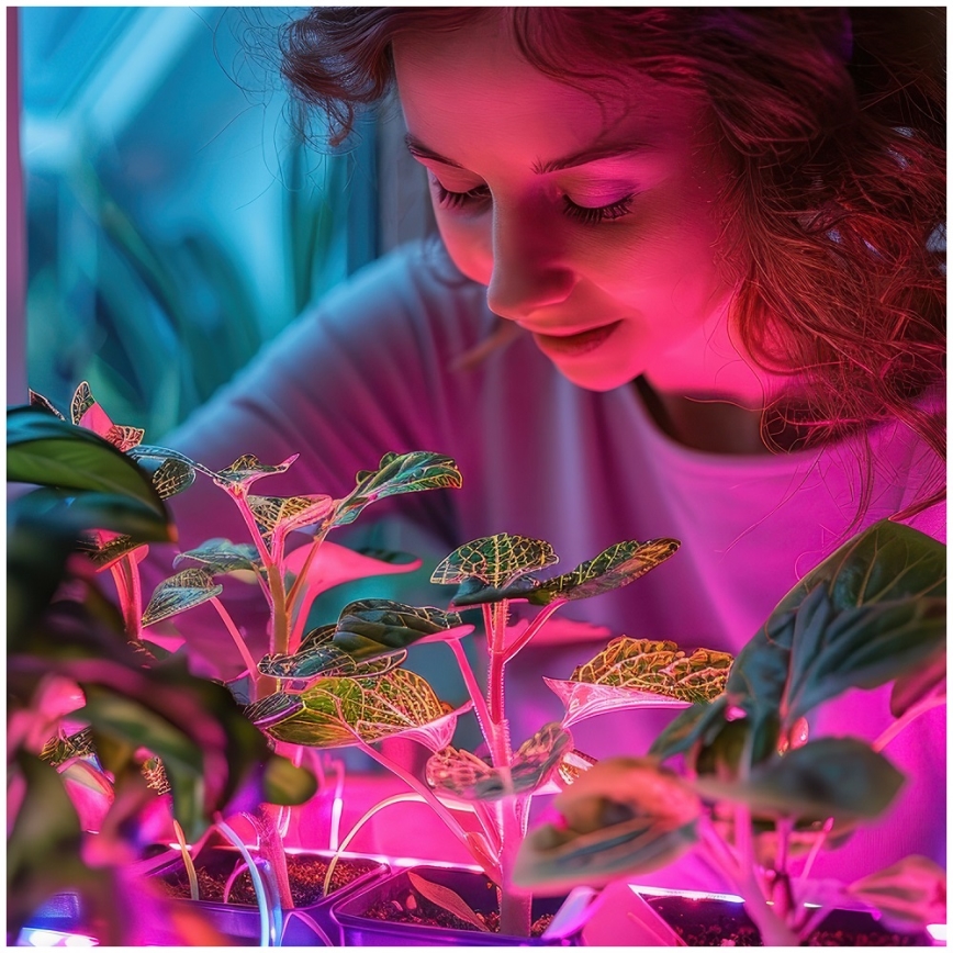 LED Kasvipolttimo PLANTY E27/24W/230V 1200K