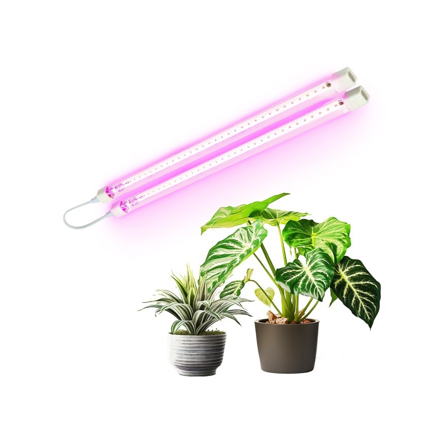 LED Kasvivalaisin GROWLY 2xLED/8,5W/230V valkoinen