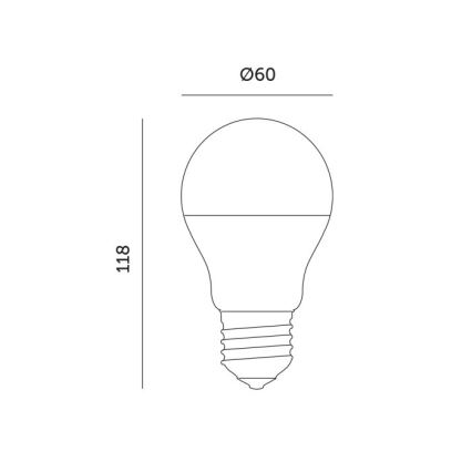 LED Kasvivalaisin PLANTY E27/11W/230V 1200K valkoinen