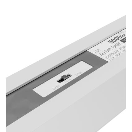 LED-kattavalaisin ALLDAY BASIC LED/20/30/40W/230V 2700/4000/6000K 120 cm valkoinen