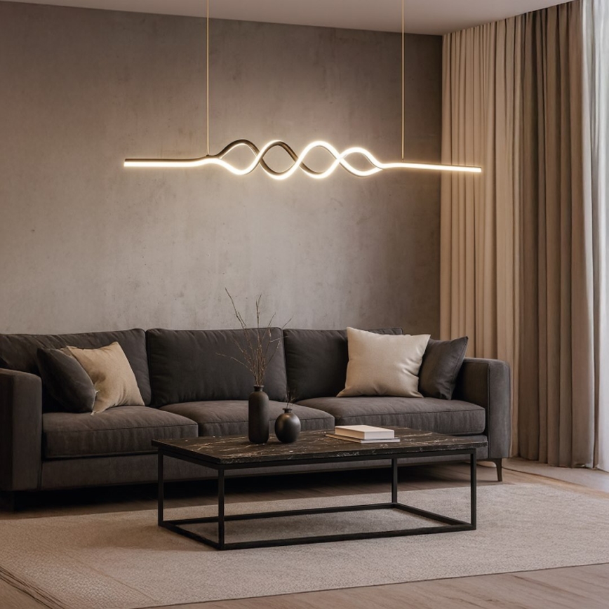 LED-kattokruunu johdossa ANCONA LED/36W/230V kulta