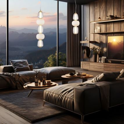 LED-kattokruunu johdossa CARO LED/40W/230V kulta