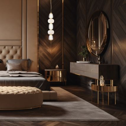 LED-kattokruunu johdossa CARO LED/40W/230V kulta