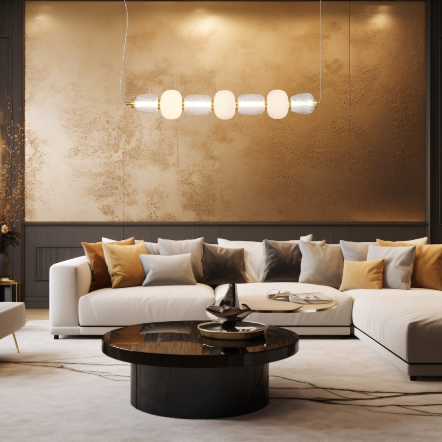 LED-kattokruunu johdossa CARO LED/42W/230V kulta