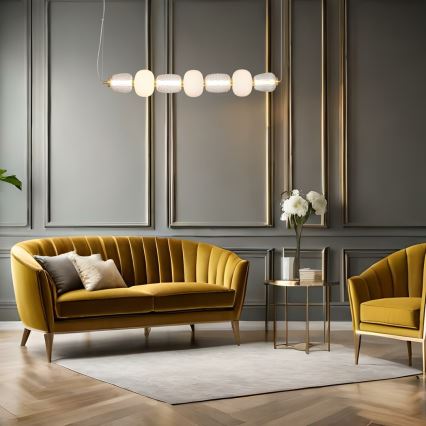 LED-kattokruunu johdossa CARO LED/42W/230V kulta