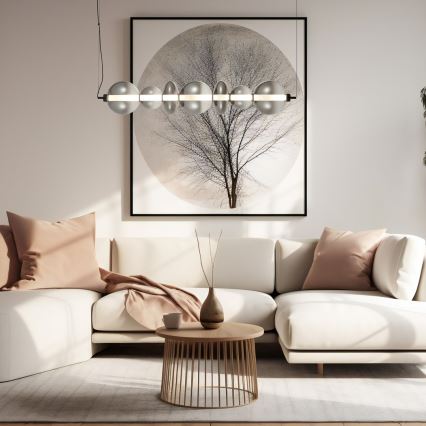 LED-kattokruunu johdossa DAPHNE LED/40W/230V harmaa