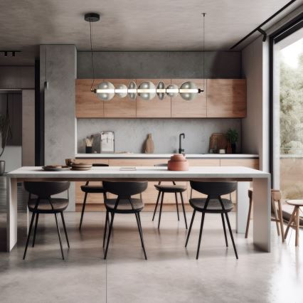 LED-kattokruunu johdossa DAPHNE LED/40W/230V harmaa