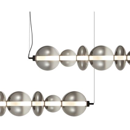 LED-kattokruunu johdossa DAPHNE LED/40W/230V harmaa