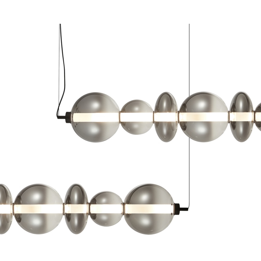 LED-kattokruunu johdossa DAPHNE LED/40W/230V harmaa