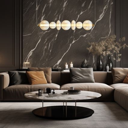 LED-kattokruunu johdossa DAPHNE LED/40W/230V kulta