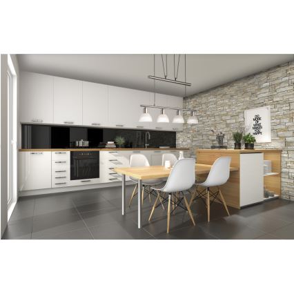 LED-kattokruunu johdossa DAYTONA 4xE14/5W/230V 3000K kiiltävä kromi