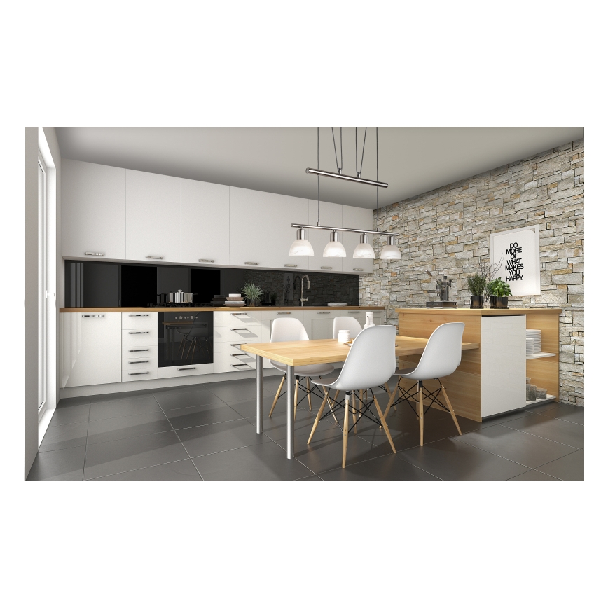 LED-kattokruunu johdossa DAYTONA 4xE14/5W/230V 3000K kiiltävä kromi